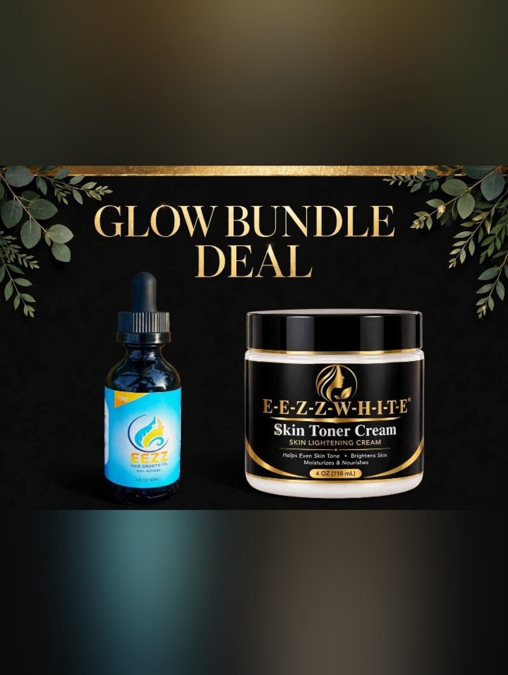 Dark Spots Remover  Oil And Skin Lightening Cream Bundle Sale